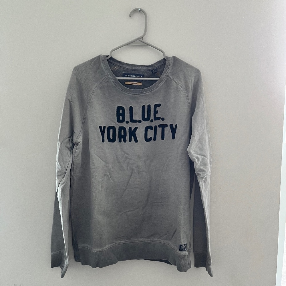 Scotch & Soda Sweatshirt - Pigment Washed - Gray